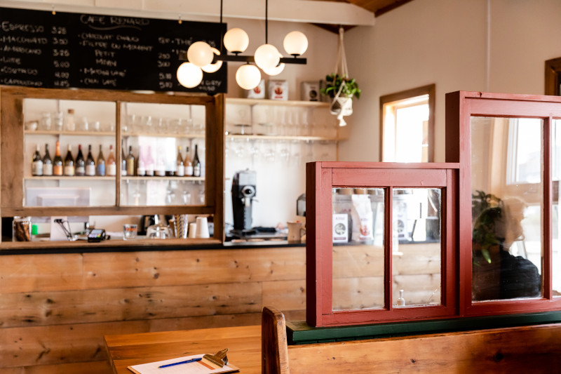Comptoir du restaurant Chez Renard